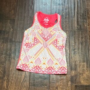 Colorful Kids Tank Top Coral Pink